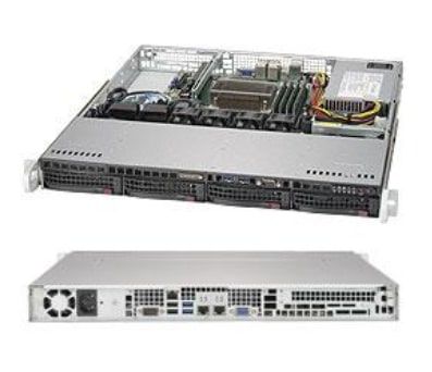 Корпус Supermicro 1U CSE-813MFTQC-350CB2