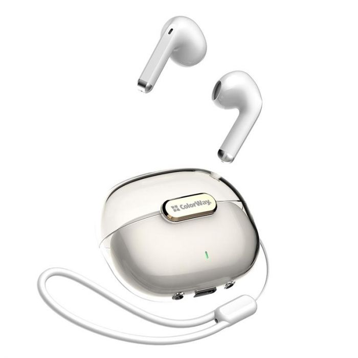 Bluetooth-гарнітура СolorWay Slim TWS-2 Earbuds White (CW-TWS2WT)