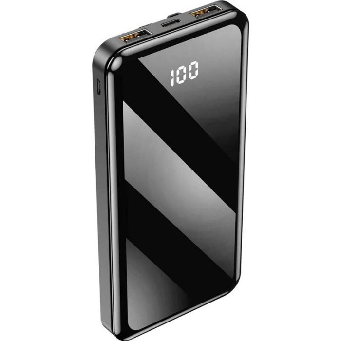 Універсальна мобільна батарея Forever TB-411 ALLin1 USB-C + Lightning + microUSB 10000mAh Black (1283126565083)