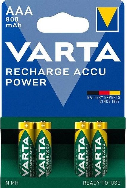 Акумулятор Varta Recharge Accu AAA/HR03 Ni-MH 800 mAh BL 4шт