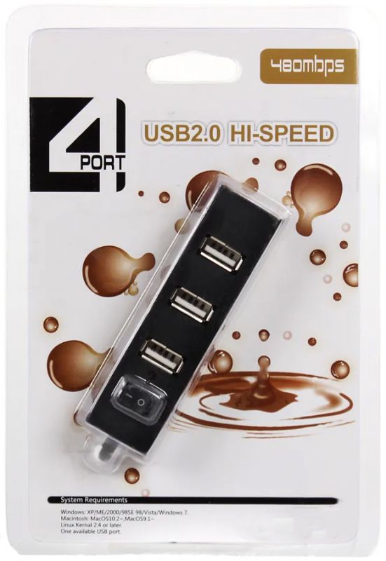 USB-хаб Atcom TD1004 4 ports (9579)