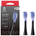 Насадка для зубної електрощітки Oclean UW02 B02 Ultra White Brush Head Black (2 шт) (6970810553550)