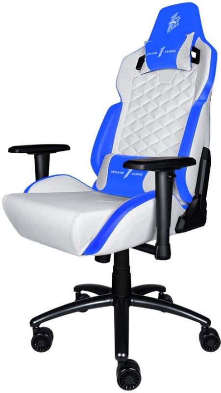 Крісло для геймерів 1stPlayer DK2 Blue-White