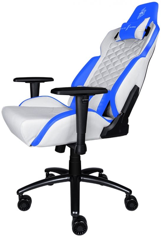 Крісло для геймерів 1stPlayer DK2 Blue-White