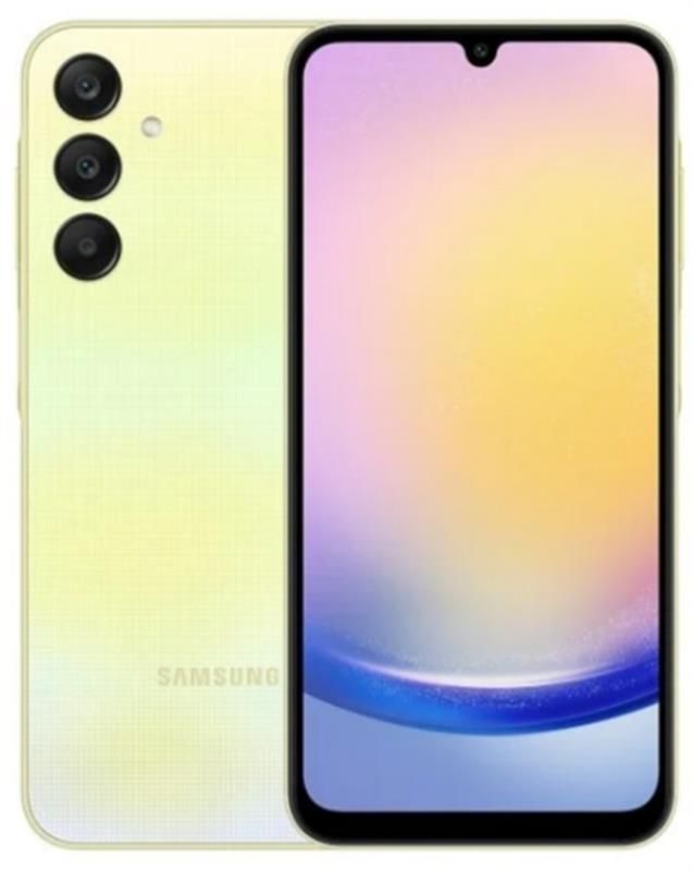 Смартфон Samsung Galaxy A25 SM-A256 6/128GB Dual Sim Yellow (SM-A256BZYDEUC)