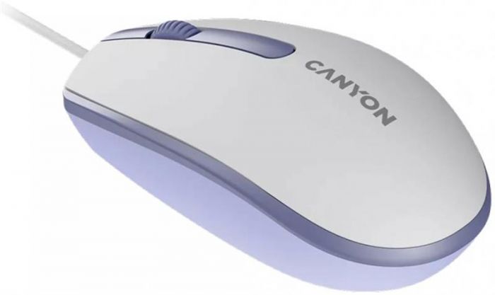 Миша Canyon M-10 USB White Lavender (CNE-CMS10WL)