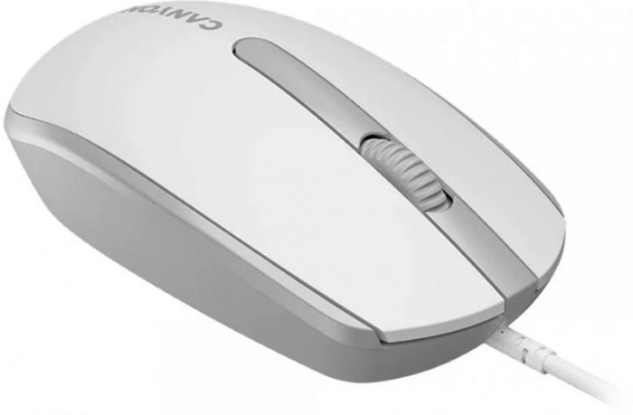 Миша Canyon M-10 USB White Grey (CNE-CMS10WG)