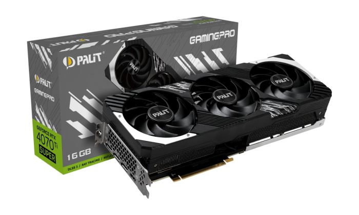 Відеокарта GF RTX 4070 Ti Super 16GB GDDR6X GamingPro Palit (NED47TS019T2-1043A)