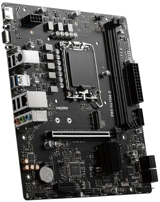 Материнська плата MSI Pro H610M-E Socket 1700