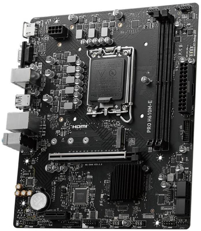 Материнська плата MSI Pro H610M-E Socket 1700