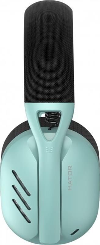 Bluetooth-гарнiтура Hator Hyperpunk 2 Wireless Tri-mode Black/Mint (HTA-858)