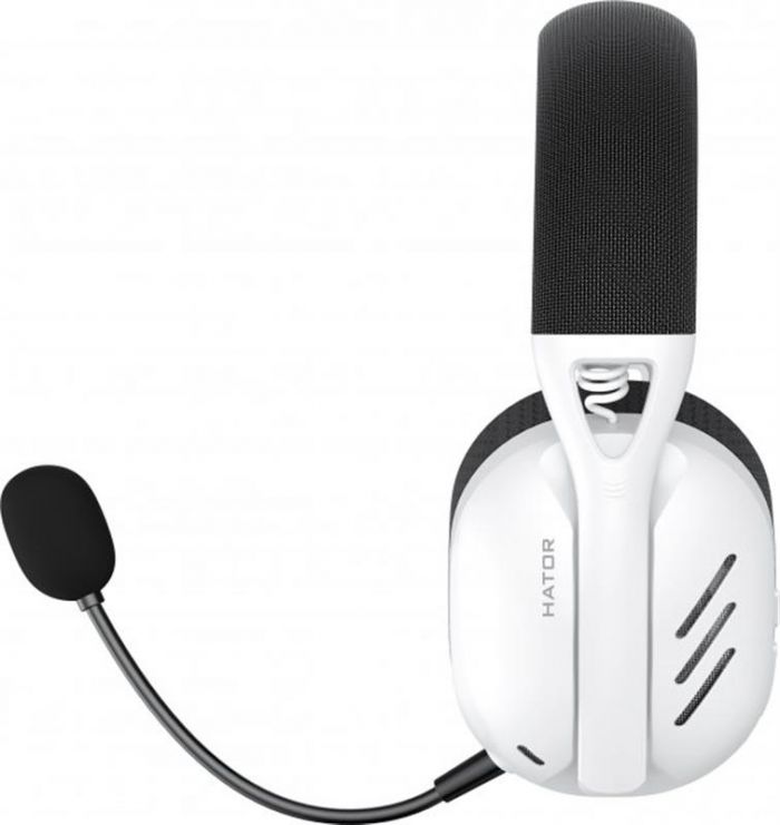 Bluetooth-гарнiтура Hator Hyperpunk 2 Wireless Tri-mode Black/White (HTA-856)