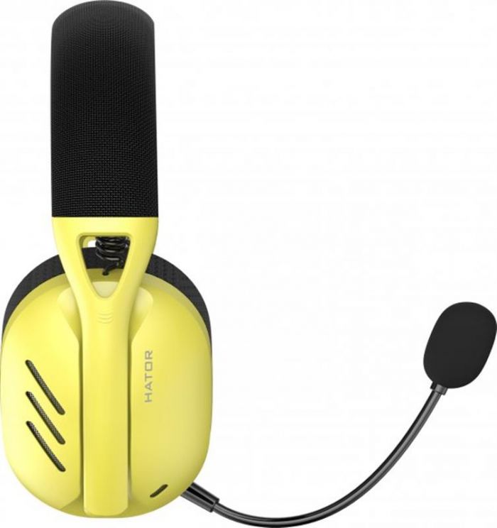 Bluetooth-гарнiтура Hator Hyperpunk 2 Wireless Tri-mode Black/Yellow (HTA-857)