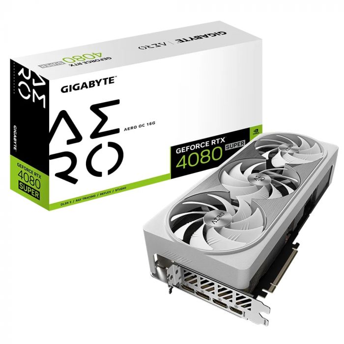 Відеокарта GF RTX 4080 Super 16GB GDDR6X Aero OC Gigabyte (GV-N408SAERO OC-16GD)