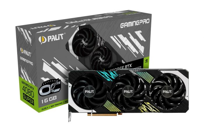 Відеокарта GF RTX 4080 Super 16GB GDDR6X GamingPro OC Palit (NED408ST19T2-1032A)