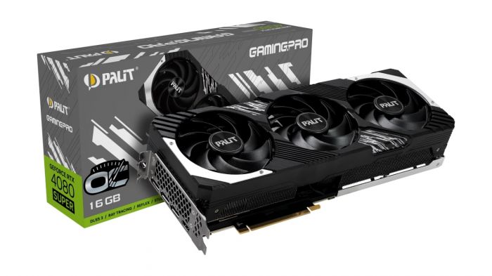 Відеокарта GF RTX 4080 Super 16GB GDDR6X GamingPro OC Palit (NED408ST19T2-1032A)