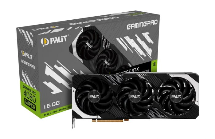 Відеокарта GF RTX 4080 Super 16GB GDDR6X GamingPro Palit (NED408S019T2-1032A)