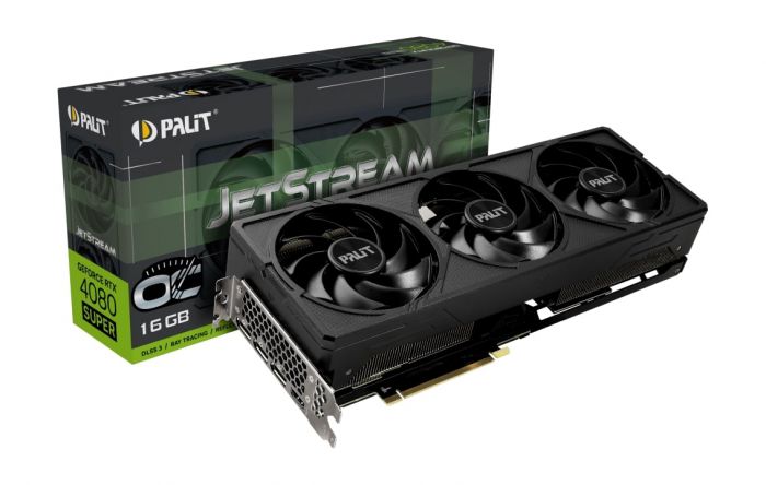 Відеокарта GF RTX 4080 Super 16GB GDDR6X JetStream OC Palit (NED408SS19T2-1032J)