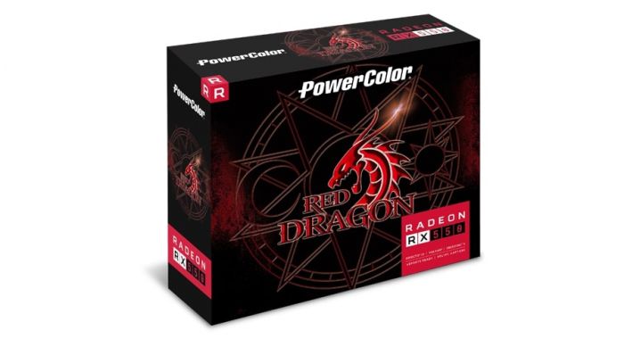 Відеокарта AMD Radeon RX 550 4GB GDDR5 Red Dragon OC V2 PowerColor (AXRX 550 4GBD5-DHV2/OC)