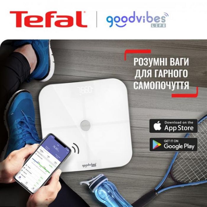 Ваги напольнi Tefal GoodVibes Sport BM9640S1