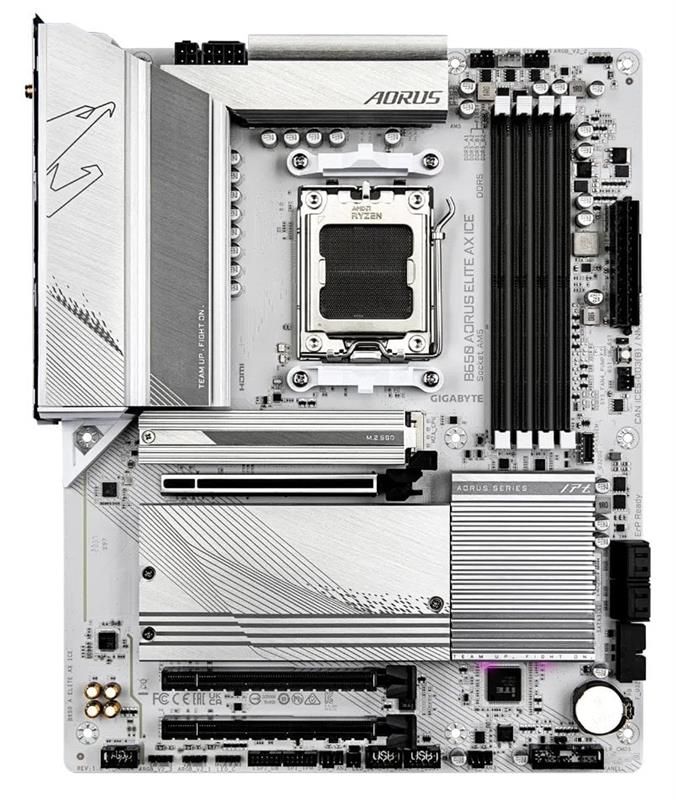 Материнська плата Gigabyte B650 Aorus Elite AX Ice Socket AM5