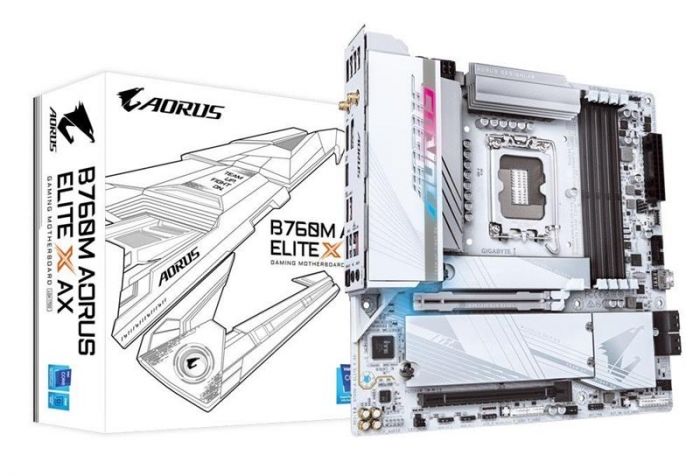 Материнська плата Gigabyte B760M Aorus Elite X AX Socket 1700