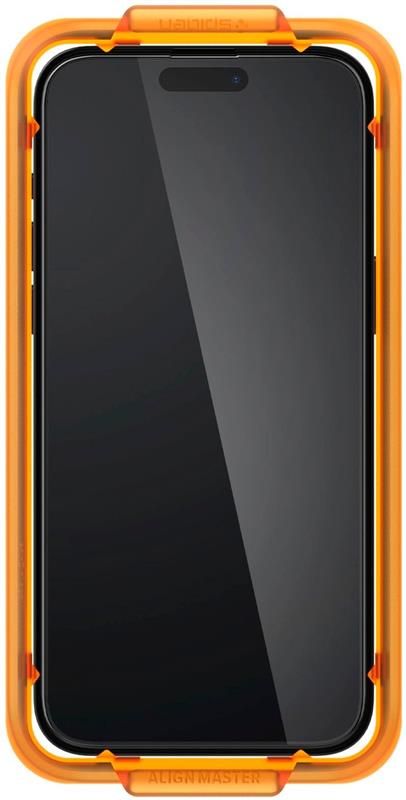 Захисне скло Spigen Glas.tR AlignMaster FC для Apple iPhone 15, Black, 2шт (AGL06906)