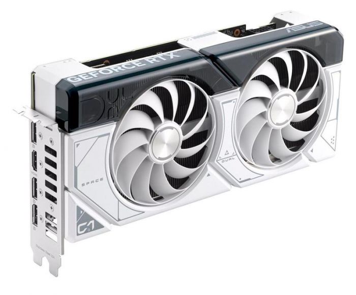 Відеокарта GF RTX 4070 Super 12GB GDDR6X Dual OC White Asus (DUAL-RTX4070S-O12G-WHITE)