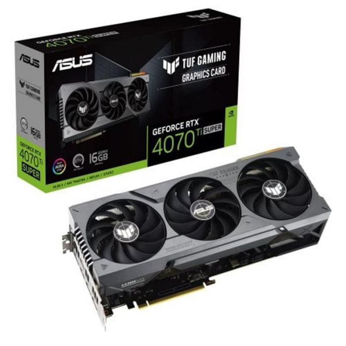 Відеокарта GF RTX 4070 Ti Super 16GB GDDR6X TUF Gaming Asus (TUF-RTX4070TIS-16G-GAMING)