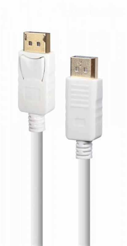 Кабель Cablexpert DisplayPort - DisplayPort V 1.2 (M/M), 1.8 м, білий (CC-DP2-6-W)