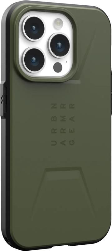 Чохол-накладка Urban Armor Gear Civilian Magsafe для Apple iPhone 15 Pro Max Olive Drab (114295117272)