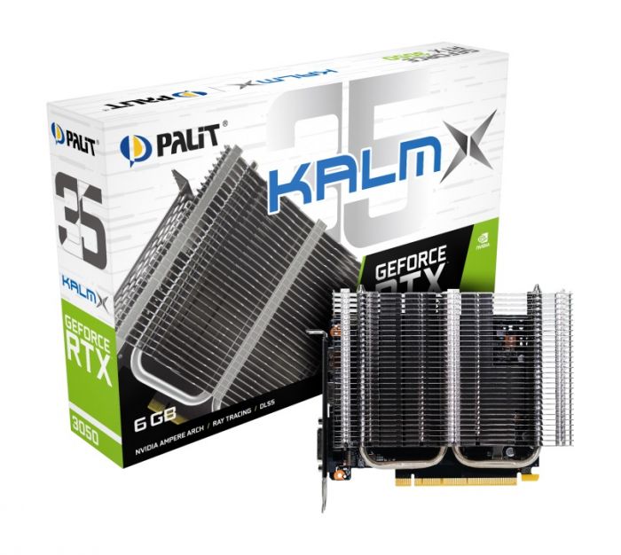 Відеокарта GF RTX 3050 6GB GDDR6 KalmX Palit (NE63050018JE-1070H)