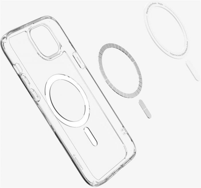 Чохол-накладка Spigen Ultra Hybrid MagFit для Apple iPhone 15 White (ACS06802)
