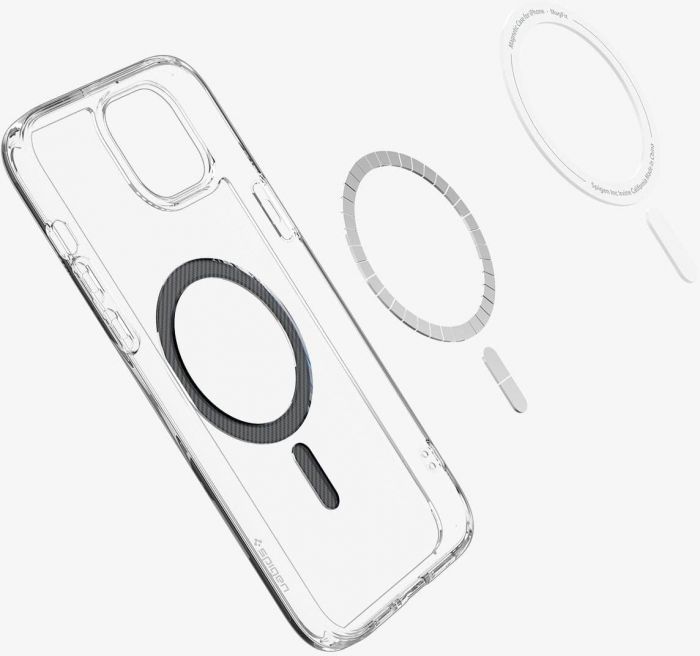 Чохол-накладка Spigen Ultra Hybrid MagFit для Apple iPhone 15 Carbon Fiber (ACS06805)