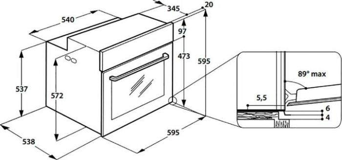 Духова шафа Whirlpool AKZ 96230 S