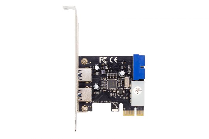 Плата розширення Frime PCI-E to USB3.0 (2 порти) +19pin VIA VL805 (ECF-PCIEtoUSB005.LP)