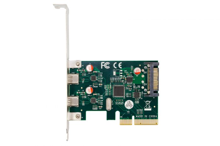 Плата розширення Frime PCI-E to USB3.1 TYPE-C (2 порти) ASM1142 (ECF-PCIEtoUSB010.LP)