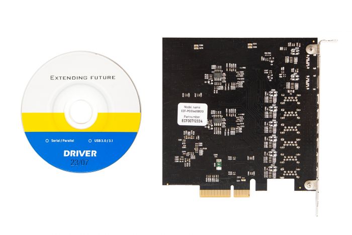 Плата розширення Frime PCI-E to USB3.2 Gen2 TYPE-A+C (6+2 порти) ASM3142+VL822 (ECF-PCIEtoUSB013)