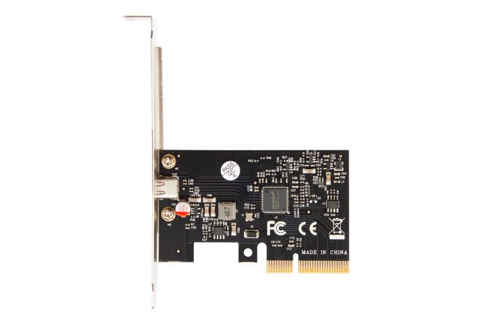 Плата розширення Frime PCI-E to USB3.2 Gen2x2 20Gbps TYPE-C ASM3242 (ECF-PCIEtoUSB014.LP)