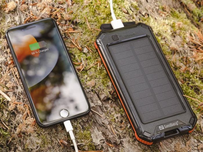 Універсальна мобільна батарея Sandberg 3in1 Solar Powerbank 10000mAh Black (420-72)