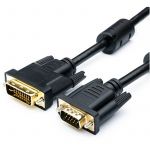 Кабель Atcom VGA - DVI (M/M), HD15M/DVI-I, 1.8 м, Black (16143)