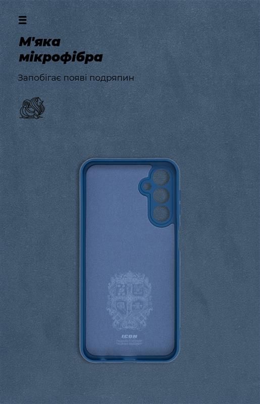 Чохол-накладка Armorstandart Icon для Samsung Galaxy M34 5G SM-M346 Camera cover Dark Blue (ARM69637)