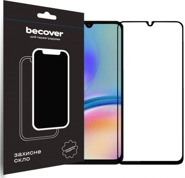 Захисне скло BeCover для Samsung Galaxy A05 SM-A055/A05s SM-A057 Black (710157)