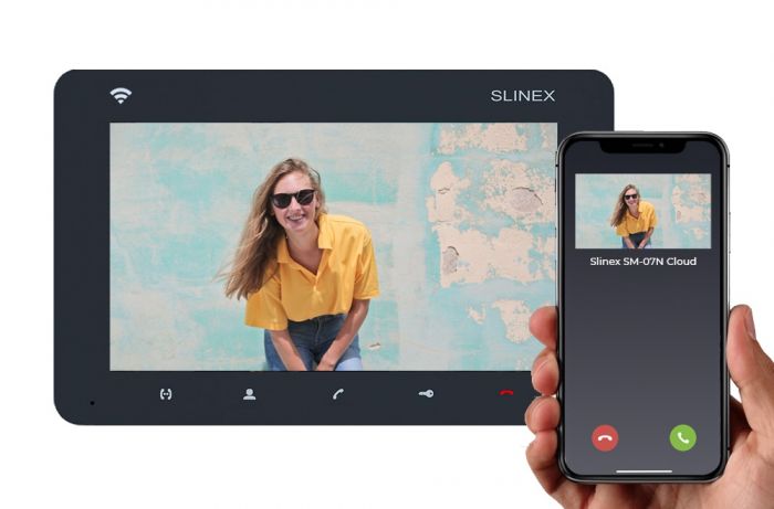 IP відеодомофон Slinex SM-07N Cloud grafit