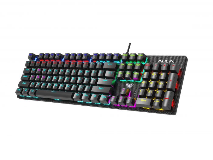 Клавіатура Aula Mechanical S2022 Black keycaps, blue switch (6948391202235)