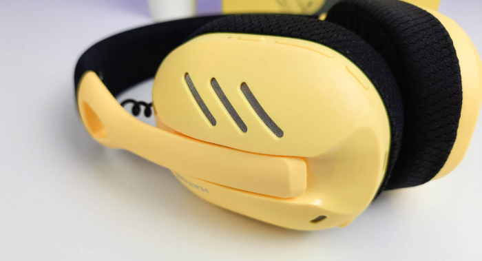 Bluetooth-гарнiтура Hator Hyperpunk 2 Wireless Tri-mode Black/Yellow (HTA-857)