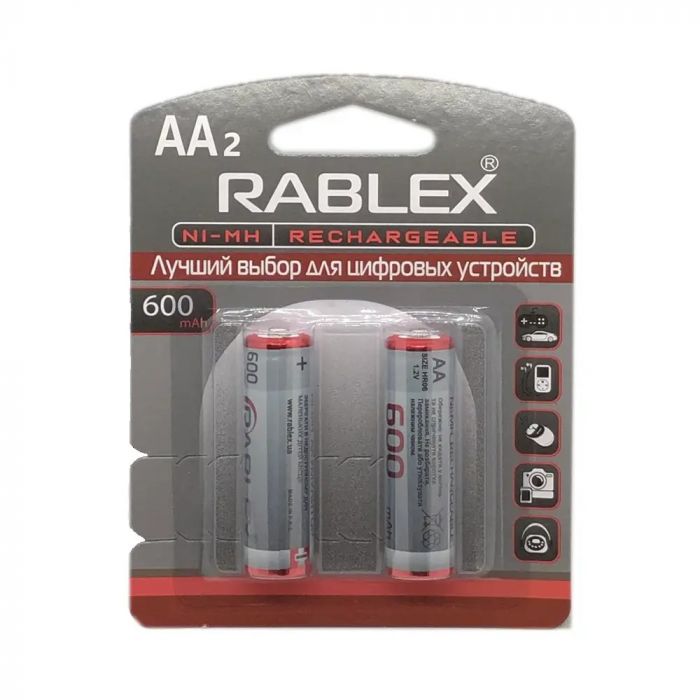 Акумулятор Rablex AA (R6)  600mAh