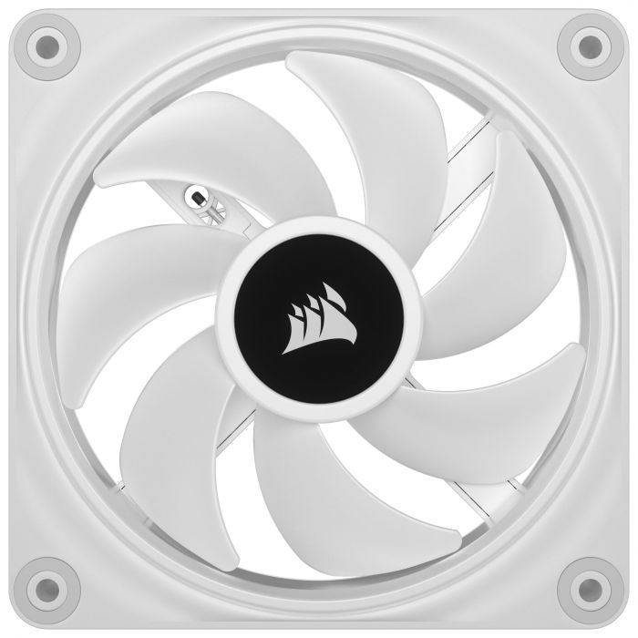 Вентилятор Corsair iCUE Link QX120 RGB PWM PC Fans Starter Kit with iCUE Link System Hub White (CO-9051006-WW)