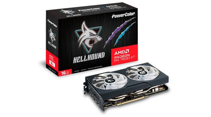 Відеокарта AMD Radeon RX 7600 XT 16GB GDDR6 Hellhound OC PowerColor (RX 7600 XT 16G-L/OC)