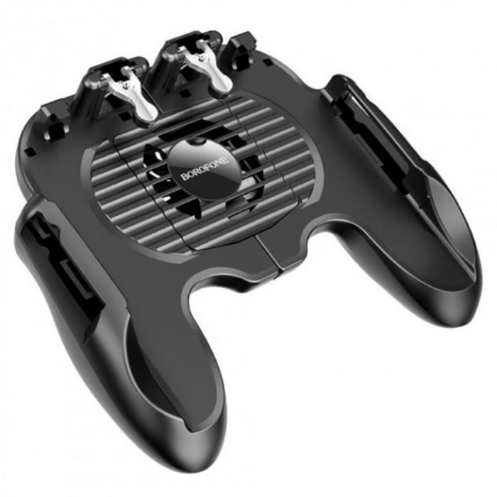 Геймпад-тригер для смартфону Borofone BG3 Warrior Cooling Gamepad Black (BG3B)